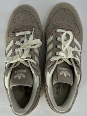 Adidas Womens Forum Low CL IH0210 Grey Ivory Casual Shoes Sneakers Size 7.5